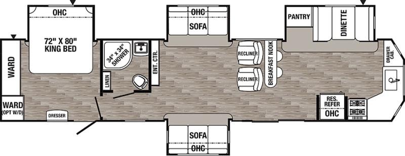 puma destination trailer floor plans